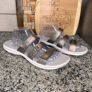 Cloudsteppers by Clarks Brinkley Coast Slide Sandal Size 12